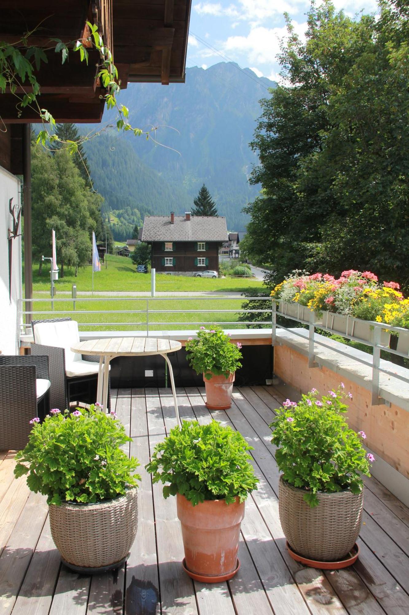 Bed and Breakfast Haus am Rain Partenen Exterior foto